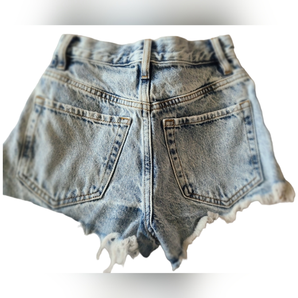 PACSUN |VINTAGE HIGH RISE DISTRESSED CUTOFF SHORTS | SIZE 22 - Picture 13 of 16